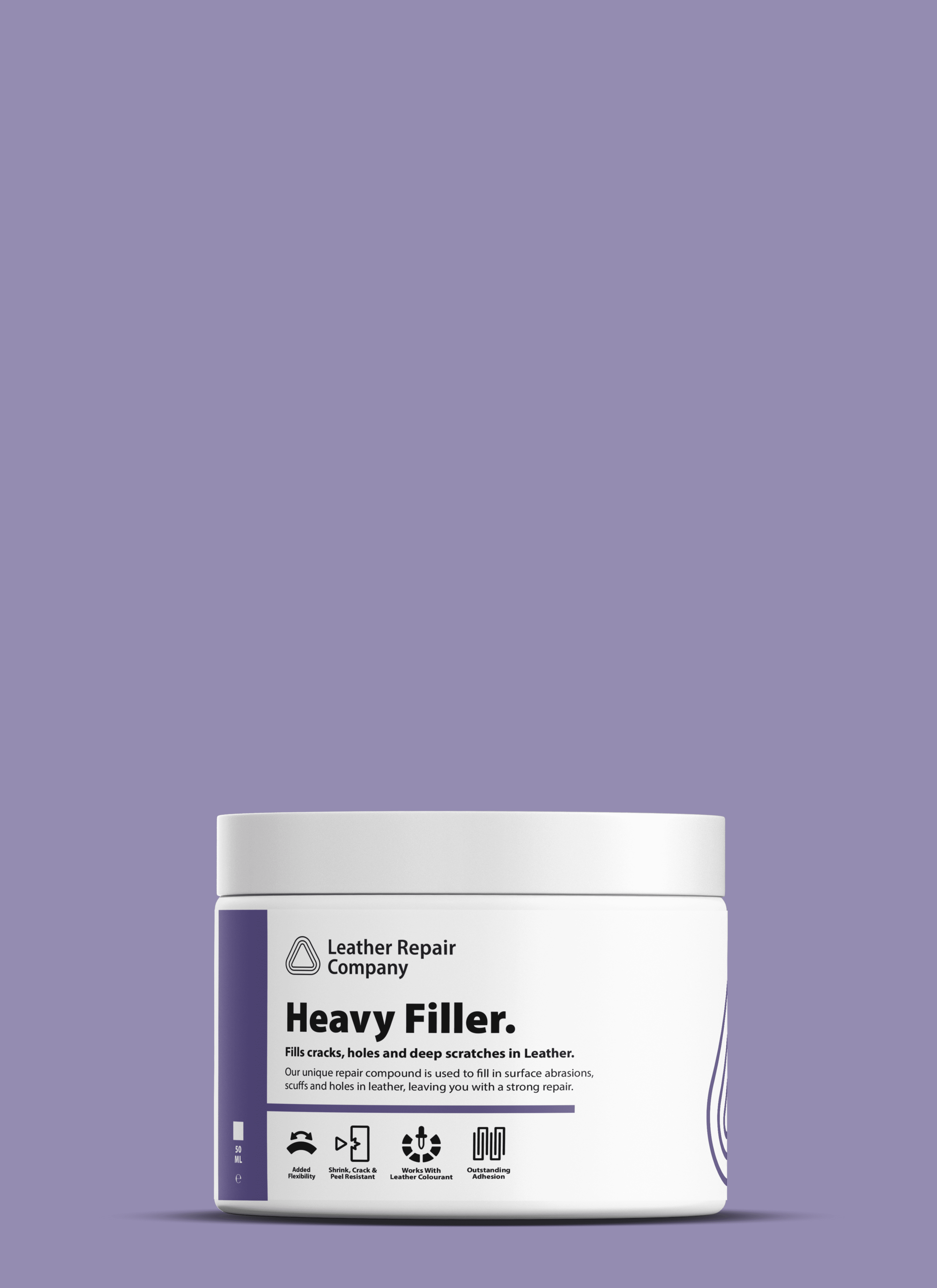 Heavy Filler - Flexible & Durable Leather Repair Compound